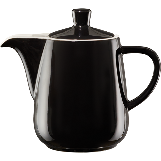 Pour over porcelain jug 0.6l, black